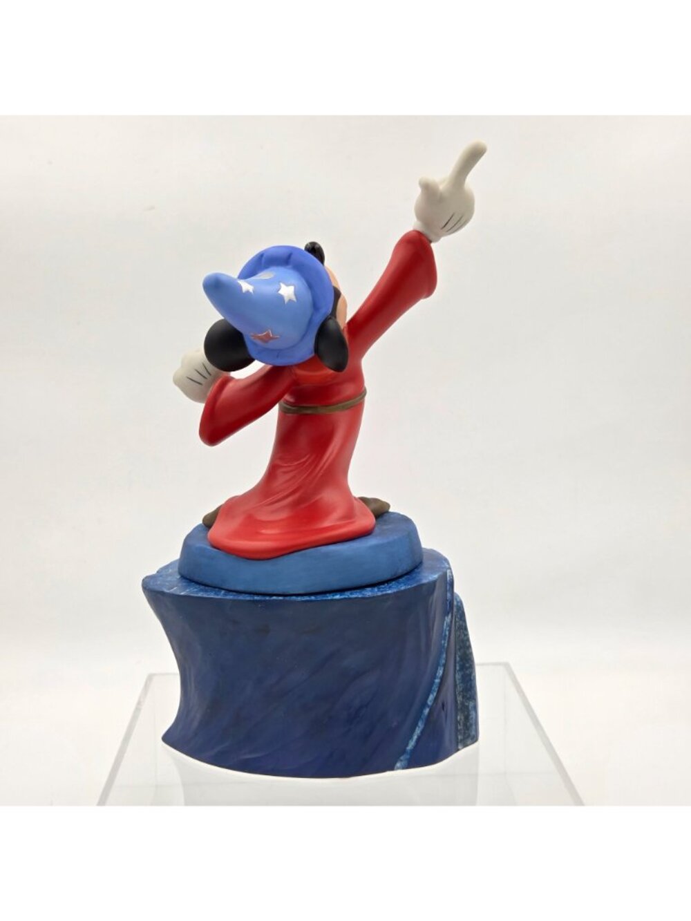 WDCC Mickey Mouse Fantasia Summoning the Stars 70th Birthday Sculpture with Base - Picture 4 of 6